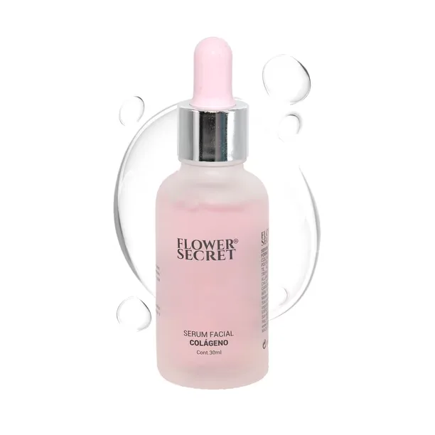 Serum Facial Antiedad con Colágeno Flower Secret 30ml Día/Noche